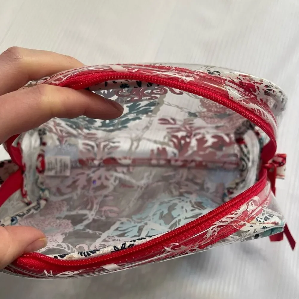 Vera Bradley Beach Clear Cosmetic Pouch